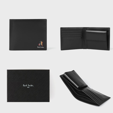 【送料無料】【ラッピング無料】ポールスミス Paul Smith 折財布 マーケトリー ブライトストライプ ラビット 2つ折り財布  の通販は