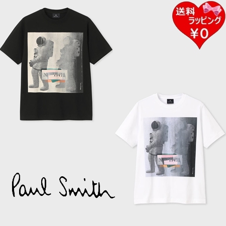 ポールスミス Paul Smith Tシャツ Astronaut 綿100%  ブランド 正規品 新品 ギフト プレゼント 人気 おすすめ 誕生日 記念日 クリスマス 送料無料 ラッピング無料