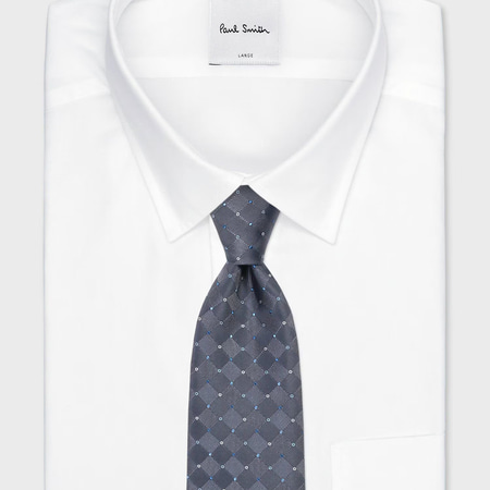 ポールスミス Paul Smith ネクタイ ドット＆リング チェック タイ 日本製  ブランド 正規品 新品 ギフト プレゼント 人気 おすすめ 誕生日 記念日 クリスマス 送料無料 ラッピング無料_3