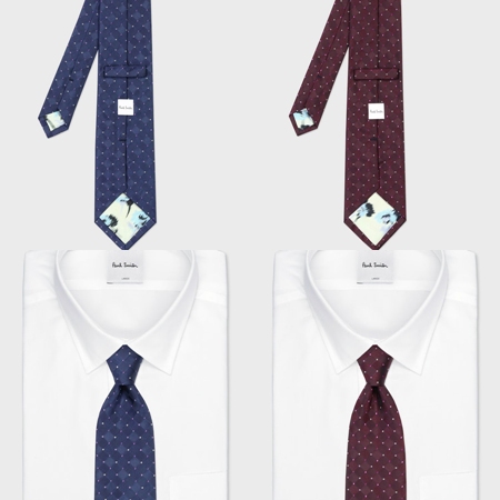 ポールスミス Paul Smith ネクタイ ドット＆リング チェック タイ 日本製  ブランド 正規品 新品 ギフト プレゼント 人気 おすすめ 誕生日 記念日 クリスマス 送料無料 ラッピング無料_6