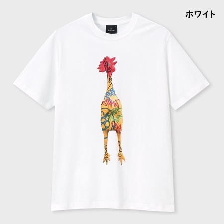 ポールスミス Paul Smith Tシャツ Graffiti Chicken コットン100%  ブランド 正規品 新品 ギフト プレゼント 人気 おすすめ 誕生日 記念日 クリスマス 送料無料 ラッピング無料 送料無料】【ラッピング無料】ポールスミス Paul Smith Tシャツ
