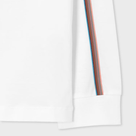 ポールスミス Paul Smith Tシャツ ロンT シグネチャーストライプテープ 長袖 ロングスリーブTシャツ 綿100％ ブランド 正規品 新品 ギフト プレゼント 人気 おすすめ 誕生日 記念日 クリスマス 送料無料 ラッピング無料_3