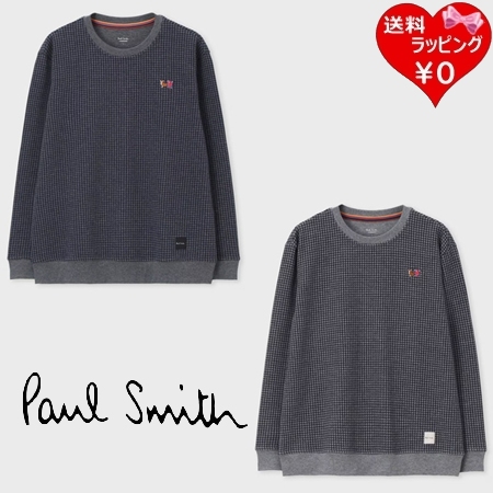 ポールスミス Paul Smith Tシャツ ロンT ハウンドトゥースジャカード 長袖 ロングスリーブTシャツ   ブランド 正規品 新品 ギフト プレゼント 人気 おすすめ 誕生日 記念日 クリスマス 送料無料 ラッピング無料