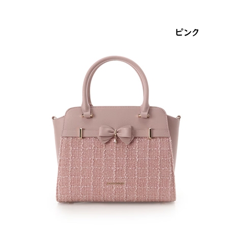 サマンサベガ Samantha Vega ハンドバッグ ショルダーバッグ ツイードアクセントリボンハンドバッグ 2way ブランド 正規品 新品 ギフト プレゼント 人気 おすすめ 誕生日 記念日 クリスマス 送料無料 ラッピング無料_7
