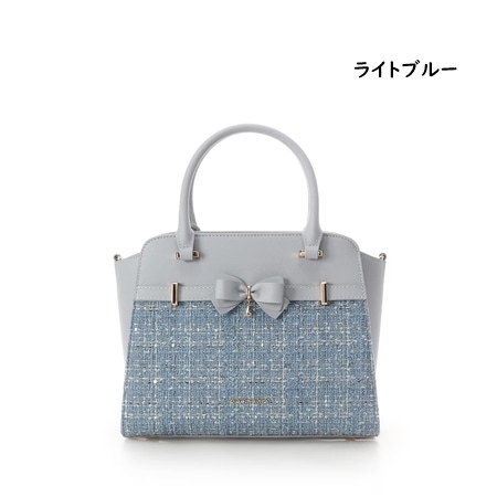 サマンサベガ Samantha Vega ハンドバッグ ショルダーバッグ ツイードアクセントリボンハンドバッグ 2way ブランド 正規品 新品 ギフト プレゼント 人気 おすすめ 誕生日 記念日 クリスマス 送料無料 ラッピング無料_8