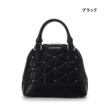 サマンサベガ Samantha Vega ハンドバッグ ショルダーバッグ キルティングスタッズハンドバッグ 小 2way ブランド 正規品 新品 ギフト プレゼント 人気 おすすめ 誕生日 記念日 クリスマス 送料無料 ラッピング無料_1
