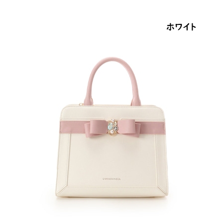 サマンサベガ Samantha Vega ハンドバッグ ショルダーバッグ バイカラージュエルリボン 2way ブランド 正規品 新品 ギフト プレゼント 人気 おすすめ 誕生日 記念日 クリスマス 送料無料 ラッピング無料_7