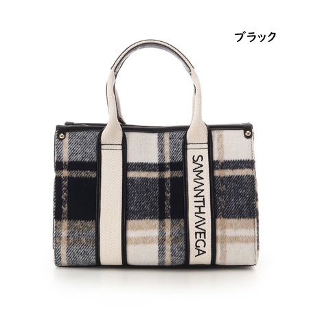 サマンサベガ Samantha Vega ハンドバッグ ショルダーバッグ ロゴテープチェック 軽量 2way ブランド 正規品 新品 ギフト プレゼント 人気 おすすめ 誕生日 記念日 クリスマス 送料無料 ラッピング無料_1