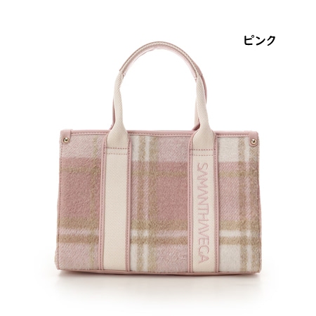 サマンサベガ Samantha Vega ハンドバッグ ショルダーバッグ ロゴテープチェック 軽量 2way ブランド 正規品 新品 ギフト プレゼント 人気 おすすめ 誕生日 記念日 クリスマス 送料無料 ラッピング無料_6