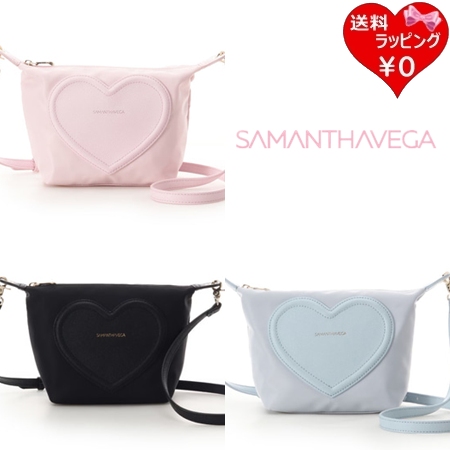 サマンサベガ Samantha Vega ショルダーバッグ フロントハートナイロンショルダーバッグ  ブランド 正規品 新品 ギフト プレゼント 人気 おすすめ 誕生日 記念日 クリスマス 送料無料 ラッピング無料