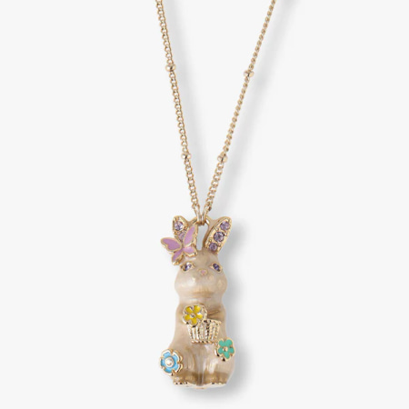 アナスイ ANNASUI ネックレス うさぎ モチーフ ベージュ ブランド 正規品 新品 ギフト プレゼント 人気 おすすめ 誕生日 記念日 クリスマス 送料無料 ラッピング無料_1