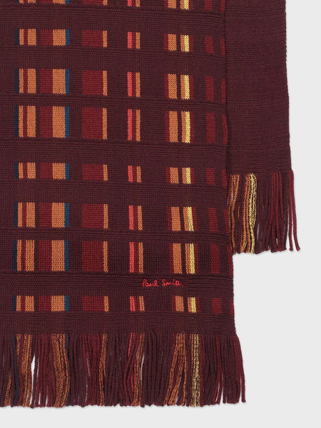 ポールスミス Paul Smith マフラー メンズ リバーシブルチェック ラッセル 毛100% ブランド 正規品 新品 ギフト プレゼント 人気 おすすめ 誕生日 記念日 クリスマス 送料無料 ラッピング無料 ポールスミス Paul Smith マフラー メンズ リバーシブルチェック