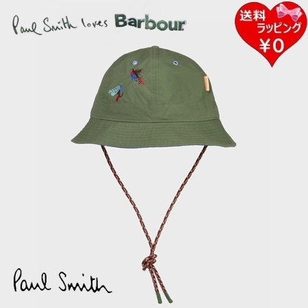 ポールスミス Paul Smith 帽子 Paul Smith Loves Barbour Lure バケットハット 綿100% カーキ ブランド 正規品 新品 ギフト プレゼント 人気 おすすめ 誕生日 記念日 クリスマス 送料無料 ラッピング無料