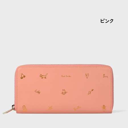 ポールスミス Paul Smith 長財布 財布 カラードゥードゥル ラウンドジップ  ブランド 正規品 新品 ギフト プレゼント 人気 おすすめ 誕生日 記念日 クリスマス 送料無料 ラッピング無料_6
