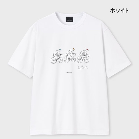 ポールスミス Paul Smith Tシャツ Drawn by Paul Cycling 半袖 綿100%   レディース ブランド 正規品 新品 ギフト プレゼント 人気 おすすめ 誕生日 記念日 クリスマス 送料無料 ラッピング無料_6