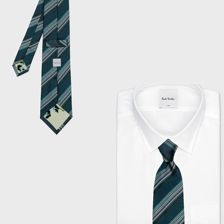 ポールスミス Paul Smith ネクタイ マルチカラー レジメンタルタイ 日本製 シルク100% ブランド 正規品 新品 ギフト プレゼント 人気 おすすめ 誕生日 記念日 クリスマス 送料無料 ラッピング無料_5