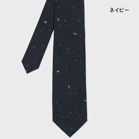 ポールスミス Paul Smith ネクタイ Random Dot & Rabbit タイ 日本製 シルク100％ ブランド 正規品 新品 ギフト プレゼント 人気 おすすめ 誕生日 記念日 クリスマス 送料無料 ラッピング無料