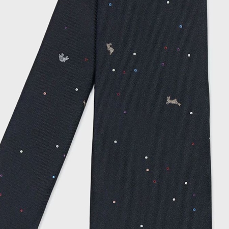 ポールスミス Paul Smith ネクタイ Random Dot & Rabbit タイ 日本製 シルク100％ ブランド 正規品 新品 ギフト プレゼント 人気 おすすめ 誕生日 記念日 クリスマス 送料無料 ラッピング無料