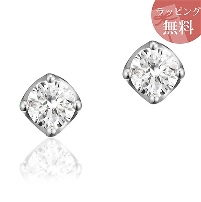 ヨンドシー ピアス K18ホワイトゴールド 4℃の通販は