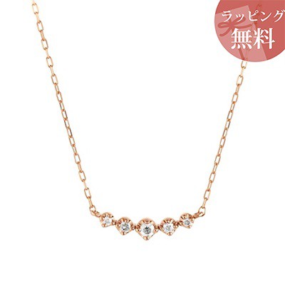 ヨンドシー ネックレス K18ピンクゴールド 4℃の通販は