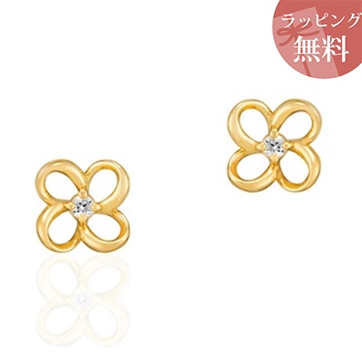 ヨンドシー ピアス K18イエローゴールド 4℃