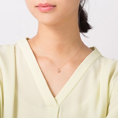 ヨンドシー ネックレス K18ピンクゴールド 6月誕生石 4℃ ブランド 正規品 新品 ギフト プレゼント 人気 おすすめ 誕生日 記念日 クリスマス 送料無料 ラッピング無料_1