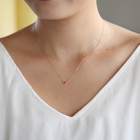 4℃ ネックレス ヨンドシー 7月誕生石 K10ピンクゴールド ダイヤネックレス 正規ギフトラッピング 112126123107 4℃（ヨンドシー） 7月誕生石K10ピンクゴールド ネックレス