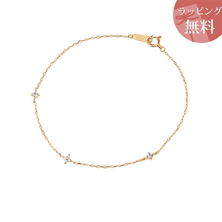 ヨンドシー ブレスレット 小花 K10イエローゴールド 4℃の通販は 23,037円