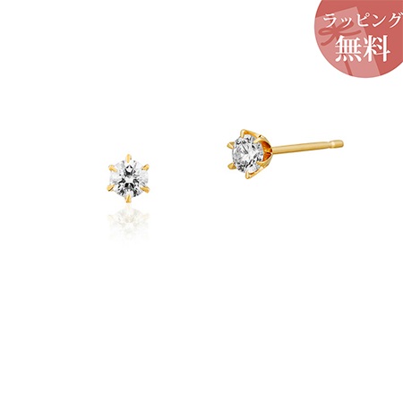 ヨンドシー ピアス ダイヤモンド K18イエローゴールド 4℃ ヨンドシー ピアス ダイヤモンド K18イエローゴールド 4℃