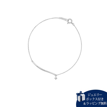 ヨンドシー ブレスレット レディース ひねりライン K10ホワイトゴールド 4℃の通販は