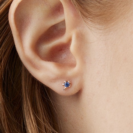 カナルヨンドシー Canal 4℃ ピアス 9月誕生石 K10ピンクゴールド ピアス サファイア ダイヤモンド ブランド 正規品 新品 ギフト プレゼント 人気 おすすめ 誕生日 記念日 クリスマス 送料無料 ラッピング無料_2