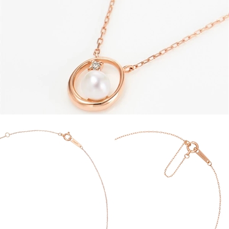 カナルヨンドシー Canal 4℃ ネックレス K10 ピンクゴールドネックレス 淡水パール ダイヤモンド ブランド 正規品 新品 ギフト プレゼント 人気 おすすめ 誕生日 記念日 クリスマス 送料無料 ラッピング無料_1
