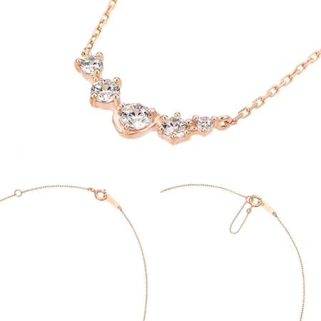 カナルヨンドシー Canal 4℃ ネックレス  Clear Drop  シルバーネックレス キュービックジルコニア ブランド 正規品 新品 ギフト プレゼント 人気 おすすめ 誕生日 記念日 クリスマス 送料無料 ラッピング無料_1