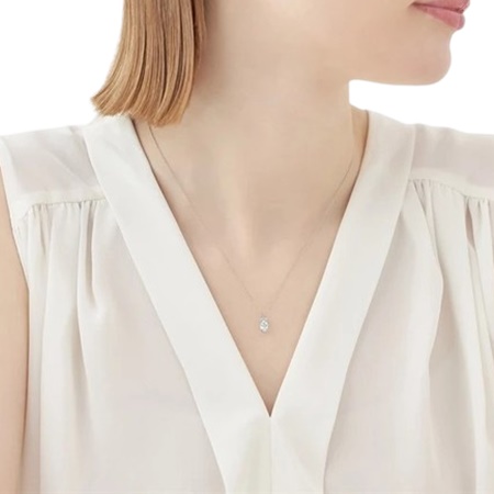 カナルヨンドシー Canal 4℃ カナル4℃ プラチナ ネックレス アクアマリン ダイヤモンド ブランド 正規品 新品 ギフト プレゼント 人気 おすすめ 誕生日 記念日 クリスマス 送料無料 ラッピング無料_3