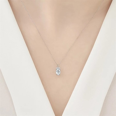 カナルヨンドシー Canal 4℃ カナル4℃ プラチナ ネックレス アクアマリン ダイヤモンド ブランド 正規品 新品 ギフト プレゼント 人気 おすすめ 誕生日 記念日 クリスマス 送料無料 ラッピング無料_4