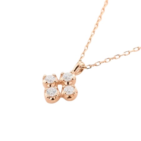 カナルヨンドシー Canal 4℃ カナル4℃ K10ピンクゴールド ネックレス キュービックジルコニア ブランド 正規品 新品 ギフト プレゼント 人気 おすすめ 誕生日 記念日 クリスマス 送料無料 ラッピング無料_1