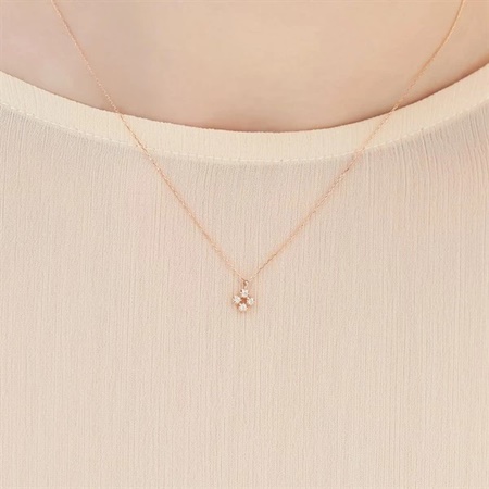 カナルヨンドシー Canal 4℃ カナル4℃ K10ピンクゴールド ネックレス キュービックジルコニア ブランド 正規品 新品 ギフト プレゼント 人気 おすすめ 誕生日 記念日 クリスマス 送料無料 ラッピング無料_4