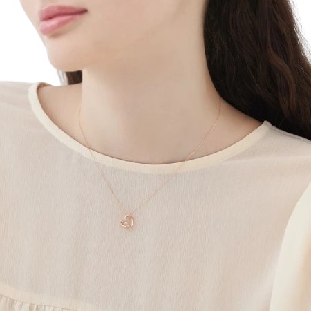 カナルヨンドシー Canal 4℃ カナル4℃ K10ピンクゴールド シルバー ネックレス キュービックジルコニア ブランド 正規品 新品 ギフト プレゼント 人気 おすすめ 誕生日 記念日 クリスマス 送料無料 ラッピング無料_3