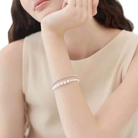 カナルヨンドシー Canal 4℃ カナル4℃ シルバー ブレスレット 樹脂パール ブランド 正規品 新品 ギフト プレゼント 人気 おすすめ 誕生日 記念日 クリスマス 送料無料 ラッピング無料_2