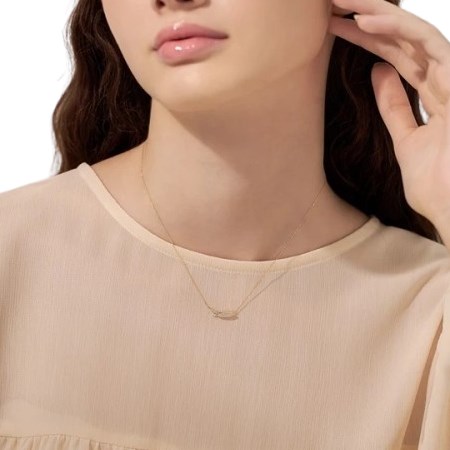 カナルヨンドシー Canal 4℃ カナル4℃ K10 ４℃アクアゴールド ネックレス クォーツ ホワイトトパーズ ブランド 正規品 新品 ギフト プレゼント 人気 おすすめ 誕生日 記念日 クリスマス 送料無料 ラッピング無料_3