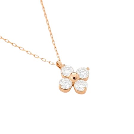 カナルヨンドシー Canal 4℃ カナル4℃ K18ピンクゴールド ネックレス モアサナイト ブランド 正規品 新品 ギフト プレゼント 人気 おすすめ 誕生日 記念日 クリスマス 送料無料 ラッピング無料_1