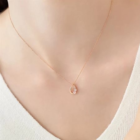 カナルヨンドシー Canal 4℃ カナル4℃ シルバー ネックレス ローズクォーツ ダイヤモンド ブランド 正規品 新品 ギフト プレゼント 人気 おすすめ 誕生日 記念日 クリスマス 送料無料 ラッピング無料_4