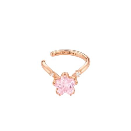 【送料無料】【ラッピング無料】カナルヨンドシー Canal 4℃ カナル4℃ 2025 SAKURA Collection シルバー ピアス＆イヤーカフセット 桜 キュービックジルコニア の通販は