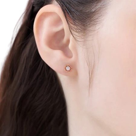 【送料無料】【ラッピング無料】カナルヨンドシー Canal 4℃ カナル4℃ 2025 SAKURA Collection シルバー ピアス＆イヤーカフセット 桜 キュービックジルコニア の通販は