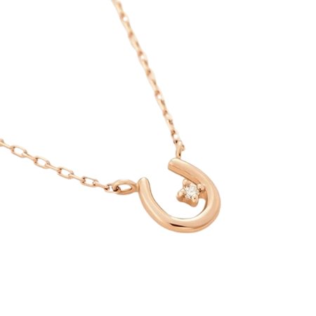 カナルヨンドシー Canal 4℃ カナル4℃ K10ピンクゴールド ネックレス 馬蹄 ダイヤモンド ブランド 正規品 新品 ギフト プレゼント 人気 おすすめ 誕生日 記念日 クリスマス 送料無料 ラッピング無料_1