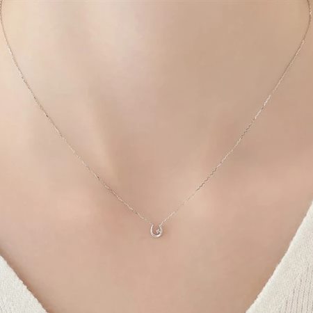 カナルヨンドシー Canal 4℃ カナル4℃ K10ホワイトゴールド ネックレス 馬蹄 ダイヤモンド ブランド 正規品 新品 ギフト プレゼント 人気 おすすめ 誕生日 記念日 クリスマス 送料無料 ラッピング無料_4