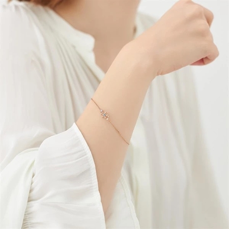 カナルヨンドシー Canal 4℃ カナル4℃ Birth Flower 9月誕生花 シルバー ブレスレット ブルートパーズ キュービックジルコニア ブランド 正規品 新品 ギフト プレゼント 人気 おすすめ 誕生日 記念日 クリスマス 送料無料 ラッピング無料_3
