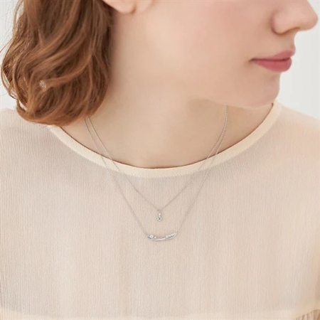 カナルヨンドシー Canal 4℃ カナル4℃ BIRTHSTONE 限定 5月誕生石 シルバー ネックレス 2本セット キュービックジルコニア エメラルド ブランド 正規品 新品 ギフト プレゼント 人気 おすすめ 誕生日 記念日 クリスマス 送料無料 ラッピング無料_4