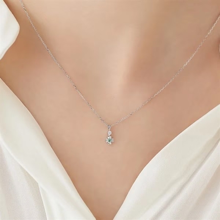 カナルヨンドシー Canal 4℃ カナル4℃ BIRTHSTONE 限定 5月誕生石 シルバー ネックレス 2本セット キュービックジルコニア エメラルド ブランド 正規品 新品 ギフト プレゼント 人気 おすすめ 誕生日 記念日 クリスマス 送料無料 ラッピング無料_5