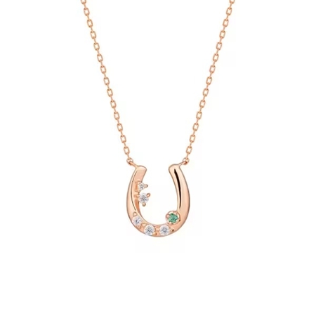 カナルヨンドシー Canal 4℃ カナル4℃ BIRTHSTONE 限定 5月誕生石 シルバー ネックレス キュービックジルコニア エメラルド ブランド 正規品 新品 ギフト プレゼント 人気 おすすめ 誕生日 記念日 クリスマス 送料無料 ラッピング無料_1